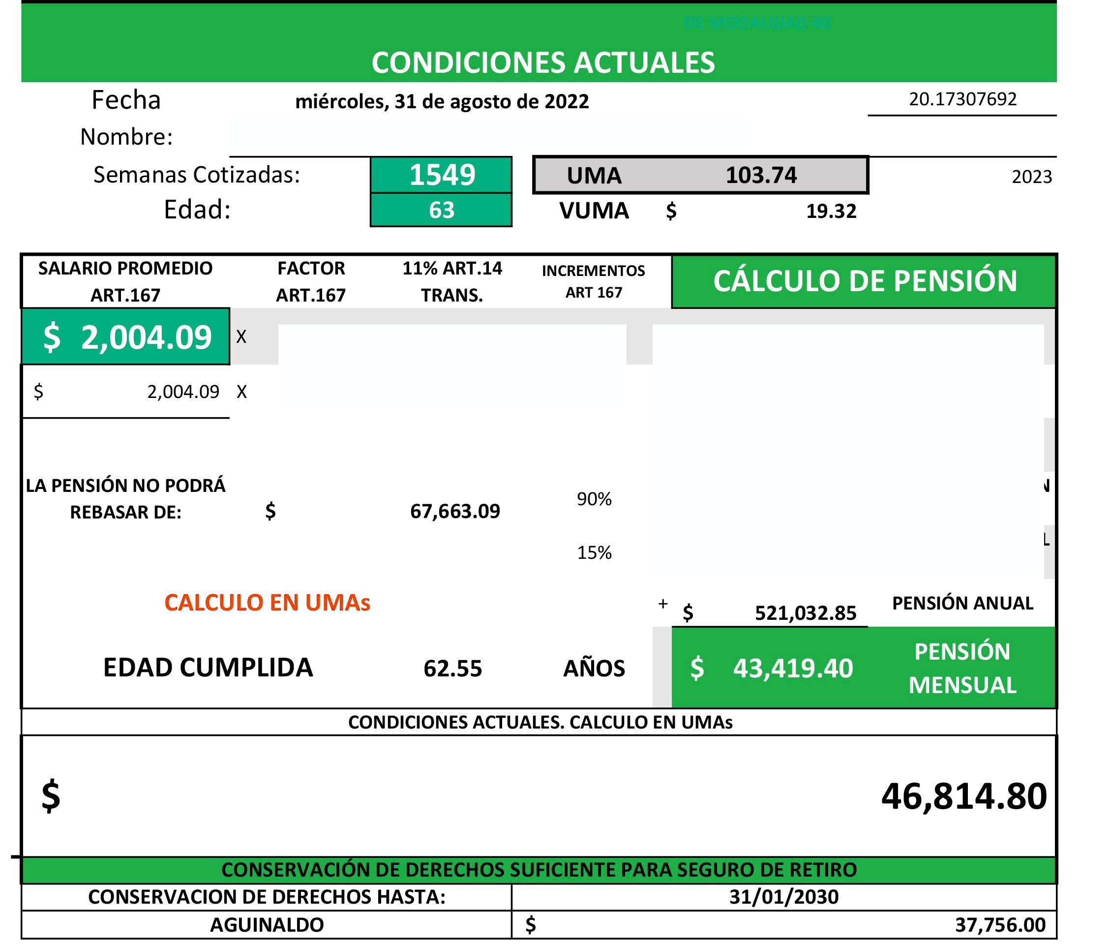 Simulador de pensiones SINAVID: Estima tu monto mensual