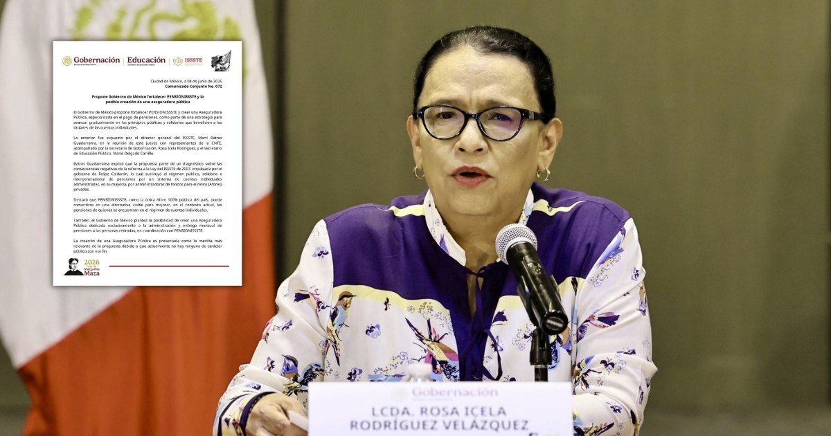 Propuesta de la Segob para fortalecer el Pensionissste 2026