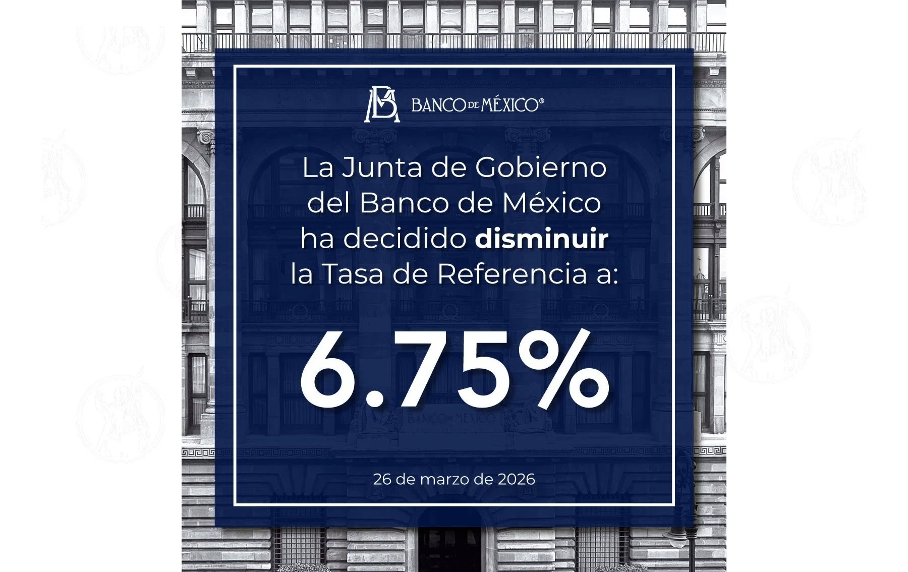 Gabriel Cuadra y la tasa de interés en Banxico 2026