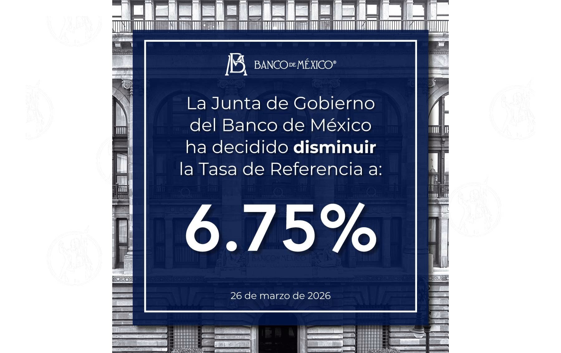 Expectativas de la tasa de Banxico para 2026